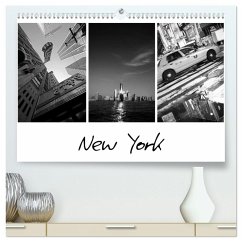 New York (hochwertiger Premium Wandkalender 2025 DIN A2 quer), Kunstdruck in Hochglanz