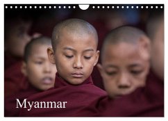 Myanmar 2025 (Wandkalender 2025 DIN A4 quer), CALVENDO Monatskalender