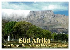 Süd Afrika - vom Krüger Nationalpark bis nach Kapstadt (Wandkalender 2025 DIN A2 quer), CALVENDO Monatskalender
