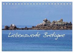 Liebenswerte Bretagne (Tischkalender 2025 DIN A5 quer), CALVENDO Monatskalender - Calvendo;Nitzold-Briele, Gudrun