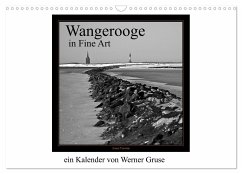 Wangerooge in Fine Art (Wandkalender 2025 DIN A3 quer), CALVENDO Monatskalender