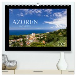 Azoren - São Miguel (hochwertiger Premium Wandkalender 2025 DIN A2 quer), Kunstdruck in Hochglanz