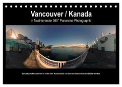 Vancouver / Kanada in faszinierender 360° Panorama-Photographie (Tischkalender 2025 DIN A5 quer), CALVENDO Monatskalender
