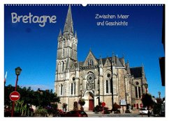 Bretagne - Zwischen Meer und Geschichte (Wandkalender 2025 DIN A2 quer), CALVENDO Monatskalender