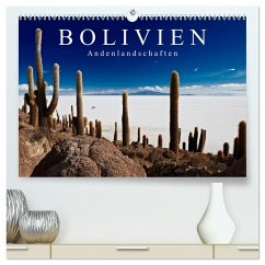 Bolivien Andenlandschaften &quote;CH-Version&quote; (hochwertiger Premium Wandkalender 2025 DIN A2 quer), Kunstdruck in Hochglanz