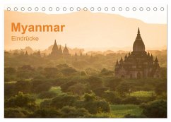 Myanmar - Eindrücke (Tischkalender 2025 DIN A5 quer), CALVENDO Monatskalender