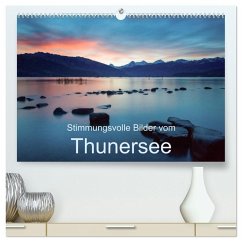 Stimmungsvolle Bilder vom Thunersee (hochwertiger Premium Wandkalender 2025 DIN A2 quer), Kunstdruck in Hochglanz - Calvendo;Trachsel, Mario