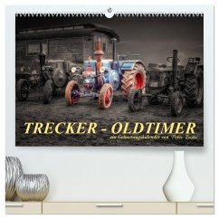 Trecker - Oldtimer / Geburtstagskalender (hochwertiger Premium Wandkalender 2025 DIN A2 quer), Kunstdruck in Hochglanz