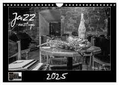 Jazz onstage (Wandkalender 2025 DIN A4 quer), CALVENDO Monatskalender