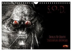 S.O.D. - Skulls Of Death Vol. II - Totenkopf Artworks (Wandkalender 2025 DIN A4 quer), CALVENDO Monatskalender - Calvendo;Heyer, Mario