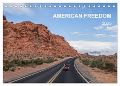 American Freedom (Tischkalender 2025 DIN A5 quer), CALVENDO Monatskalender