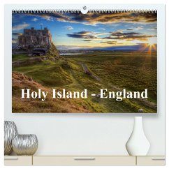 Holy Island - England (hochwertiger Premium Wandkalender 2025 DIN A2 quer), Kunstdruck in Hochglanz - Calvendo;TJPhotography