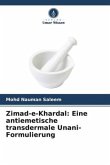 Zimad-e-Khardal: Eine antiemetische transdermale Unani-Formulierung