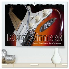 KULT GITARRE - Richie Sambora Stratocaster (hochwertiger Premium Wandkalender 2025 DIN A2 quer), Kunstdruck in Hochglanz