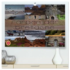 Farben der Bretagne (hochwertiger Premium Wandkalender 2025 DIN A2 quer), Kunstdruck in Hochglanz - Calvendo;Cross, Martina