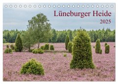 Lüneburger Heide (Tischkalender 2025 DIN A5 quer), CALVENDO Monatskalender