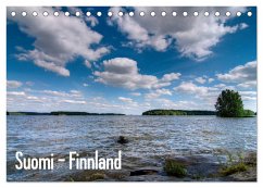 Suomi ¿ Finnland (Tischkalender 2025 DIN A5 quer), CALVENDO Monatskalender