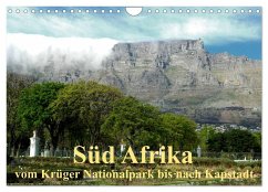 Süd Afrika - vom Krüger Nationalpark bis nach Kapstadt (Wandkalender 2025 DIN A4 quer), CALVENDO Monatskalender - Calvendo;Dürr, Brigitte