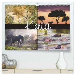 Kenia (hochwertiger Premium Wandkalender 2025 DIN A2 quer), Kunstdruck in Hochglanz