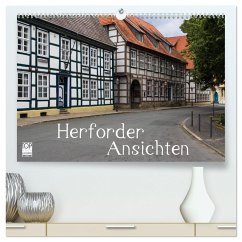 Herforder Ansichten (hochwertiger Premium Wandkalender 2025 DIN A2 quer), Kunstdruck in Hochglanz - Calvendo;Kleinfeld, Thorsten