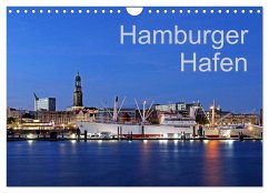 Hamburger Hafen (Wandkalender 2025 DIN A4 quer), CALVENDO Monatskalender