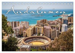 Andalusien - die Wiege vieler spanischer Traditione (Tischkalender 2025 DIN A5 quer), CALVENDO Monatskalender