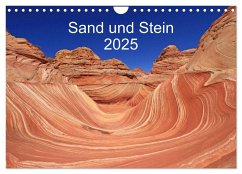 Sand und Stein 2025 (Wandkalender 2025 DIN A4 quer), CALVENDO Monatskalender