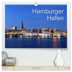 Hamburger Hafen (hochwertiger Premium Wandkalender 2025 DIN A2 quer), Kunstdruck in Hochglanz - Calvendo;Hasche, Joachim