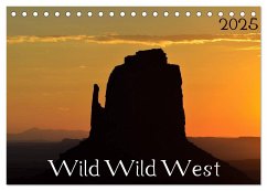 Wild Wild West (Tischkalender 2025 DIN A5 quer), CALVENDO Monatskalender