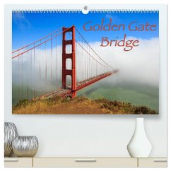 Golden Gate Bridge (hochwertiger Premium Wandkalender 2025 DIN A2 quer), Kunstdruck in Hochglanz