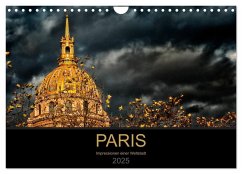 Paris - Impressionen einer Weltstadt (Wandkalender 2025 DIN A4 quer), CALVENDO Monatskalender