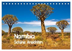 Namibia - Schöne Ansichten (Tischkalender 2025 DIN A5 quer), CALVENDO Monatskalender - Calvendo;Paszkowsky, Ingo