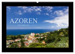 Azoren - São Miguel (Wandkalender 2025 DIN A2 quer), CALVENDO Monatskalender