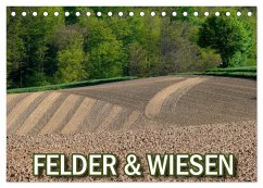 Felder und Wiesen (Tischkalender 2025 DIN A5 quer), CALVENDO Monatskalender