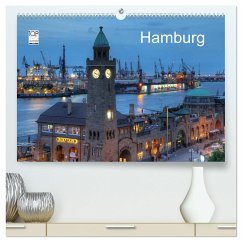 Hamburg (hochwertiger Premium Wandkalender 2025 DIN A2 quer), Kunstdruck in Hochglanz