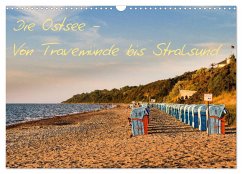 Die Ostsee - Von Travemünde bis Stralsund (Wandkalender 2025 DIN A3 quer), CALVENDO Monatskalender