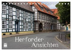 Herforder Ansichten (Tischkalender 2025 DIN A5 quer), CALVENDO Monatskalender - Calvendo;Kleinfeld, Thorsten