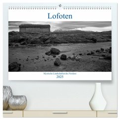 Lofoten - Mystische Landschaften des Nordens (hochwertiger Premium Wandkalender 2025 DIN A2 quer), Kunstdruck in Hochglanz - Calvendo;Reuke, Sabine