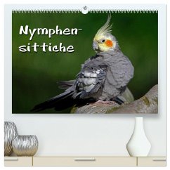Nymphensittiche (hochwertiger Premium Wandkalender 2025 DIN A2 quer), Kunstdruck in Hochglanz