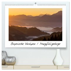 Bayerische Voralpen / Mangfallgebirge (hochwertiger Premium Wandkalender 2025 DIN A2 quer), Kunstdruck in Hochglanz
