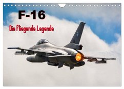 F-16 Fliegende Legende (Wandkalender 2025 DIN A4 quer), CALVENDO Monatskalender - Calvendo;Wenk, Marcel