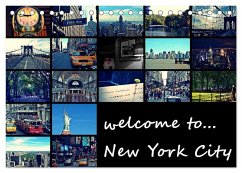 welcome to New York City (Tischkalender 2025 DIN A5 quer), CALVENDO Monatskalender