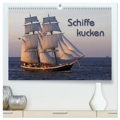 Schiffe kucken (hochwertiger Premium Wandkalender 2025 DIN A2 quer), Kunstdruck in Hochglanz