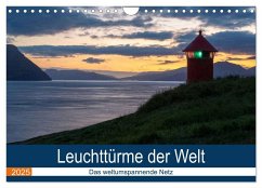 Leuchttürme der Welt (Wandkalender 2025 DIN A4 quer), CALVENDO Monatskalender - Calvendo;Klesse, Andreas