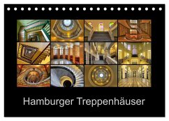 Hamburger Treppenhäuser (Tischkalender 2025 DIN A5 quer), CALVENDO Monatskalender - Calvendo;Hasche, Joachim