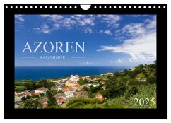 Azoren - São Miguel (Wandkalender 2025 DIN A4 quer), CALVENDO Monatskalender