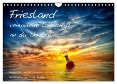 Friesland - verzauberte Landschaft an der Nordsee / CH-Version (Wandkalender 2025 DIN A4 quer), CALVENDO Monatskalender - Calvendo;Roder, Peter
