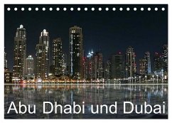 Abu Dhabi und Dubai (Tischkalender 2025 DIN A5 quer), CALVENDO Monatskalender