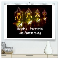 Buddha - Harmonie und Entspannung (hochwertiger Premium Wandkalender 2025 DIN A2 quer), Kunstdruck in Hochglanz