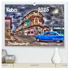 Kuba - Straßenszenen (hochwertiger Premium Wandkalender 2025 DIN A2 quer), Kunstdruck in Hochglanz